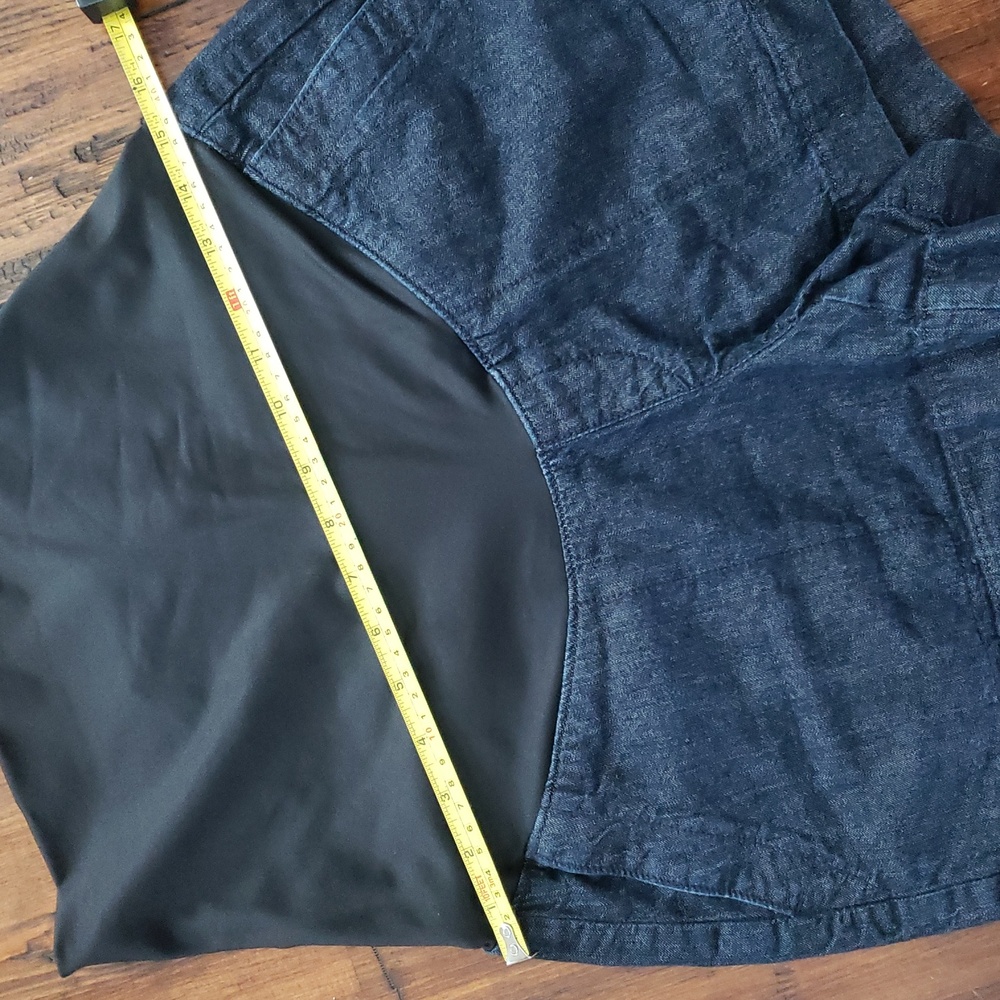 Women's Dark Denim Maternity Shorts Size 4M - Picture 5 of 8